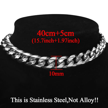 Men's Thick Cuban Link Chain Choker - Wnkrs