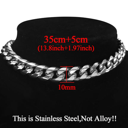 Men's Thick Cuban Link Chain Choker - Wnkrs