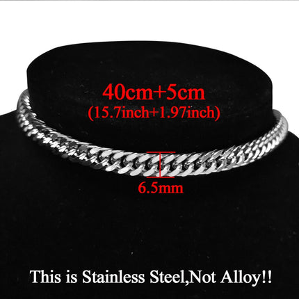Men's Thick Cuban Link Chain Choker - Wnkrs