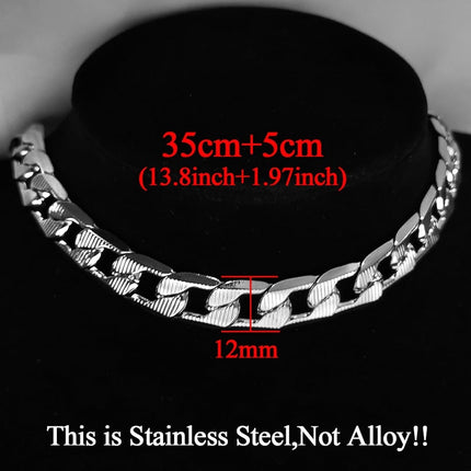Men's Thick Cuban Link Chain Choker - Wnkrs