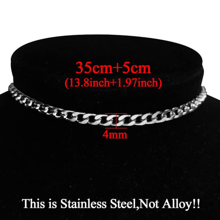 Men's Thick Cuban Link Chain Choker - Wnkrs