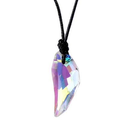 Men's Crystal Wolf Tooth Pendant Necklace - Wnkrs