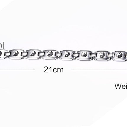 Men's Ying Yang Magnetic Bracelet - wnkrs