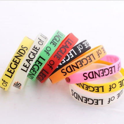 Colorful League of Legends Silicone Bracelets Set - Wnkrs