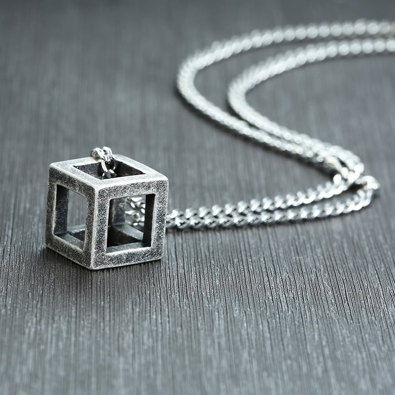 Men's Cube Necklace