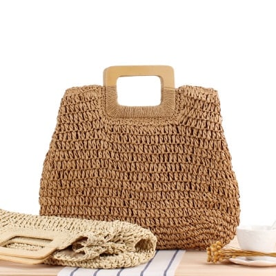 Vintage Styled Straw Bag - Wnkrs