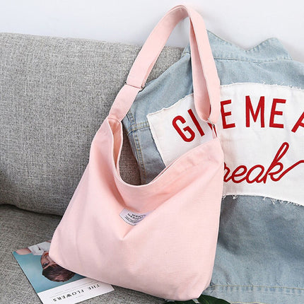 Retro Style Canvas Shopping Bag - Wnkrs