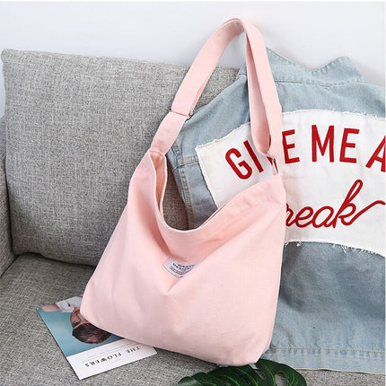 Retro Style Canvas Shopping Bag - Wnkrs