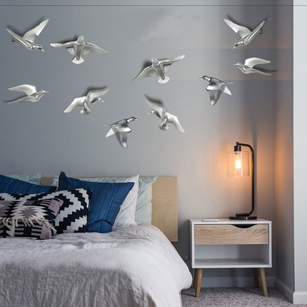 3D Birds Wall Stickers 5 Pcs Set - wnkrs