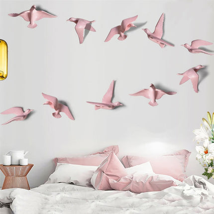 3D Birds Wall Stickers 5 Pcs Set - wnkrs