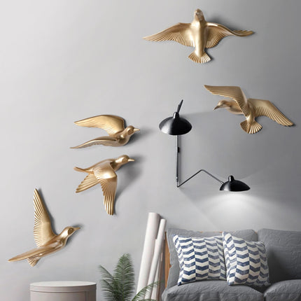 3D Birds Wall Stickers 5 Pcs Set - wnkrs