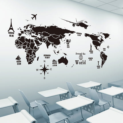 World Map Wall Sticker - Wnkrs