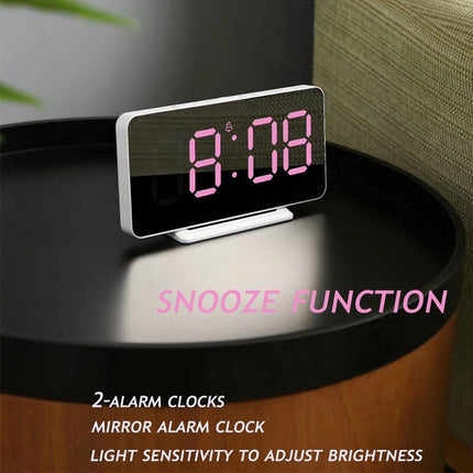 3D LED Digital Alarm Wall Clock - wnkrs