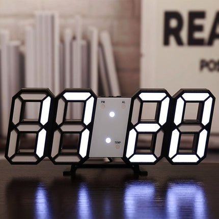 3D LED Digital Alarm Wall Clock - wnkrs