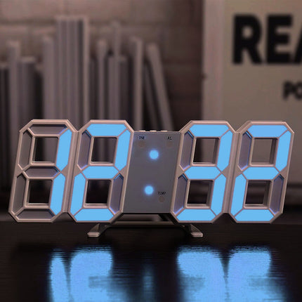 3D LED Digital Alarm Wall Clock - wnkrs