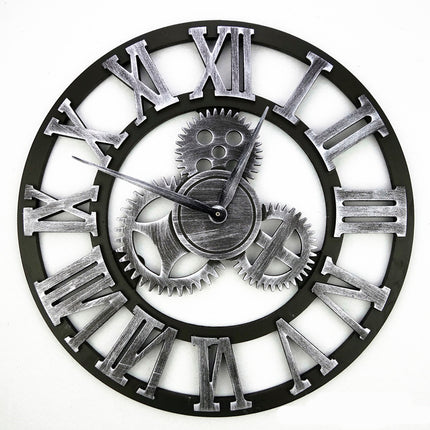 3D Retro Style Hollow Wall Clock - wnkrs