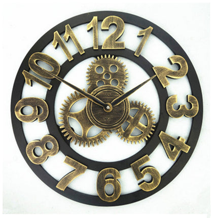 3D Retro Style Hollow Wall Clock - wnkrs