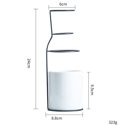 Nordic Metal Vase for Home Decor - wnkrs