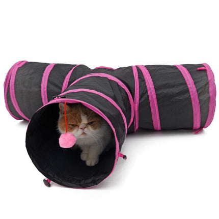 Four Holes Tunnel Toy for Cats - wnkrs