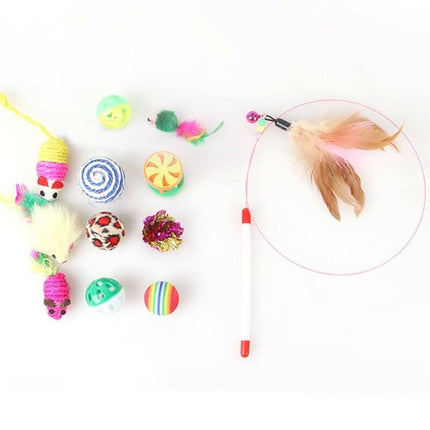 Cat Teaser Toy 12 Pcs Set - wnkrs