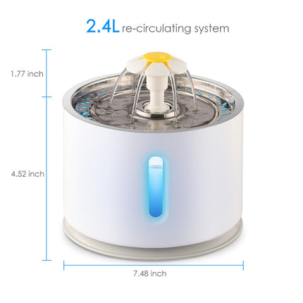 2.4L Automatic Cat Water Fountain - wnkrs