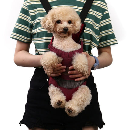 Adjustable Breathable Carrying Pet Backpack - wnkrs