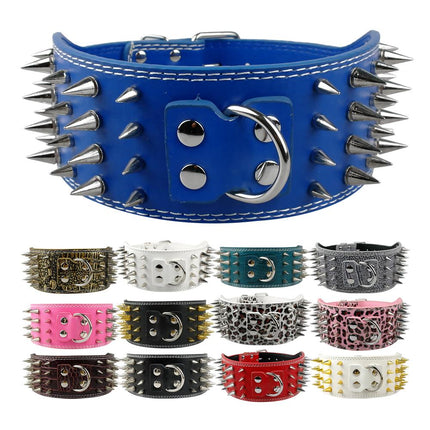 Studded Leather Dog Collar - wnkrs