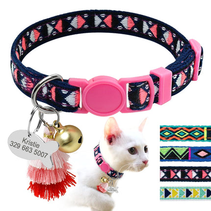 Personalized Collar for Pets with Bell - wnkrs