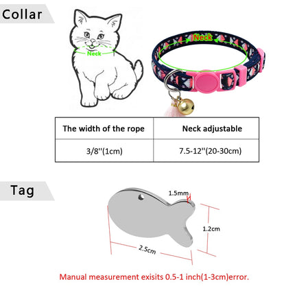 Personalized Collar for Pets with Bell - wnkrs