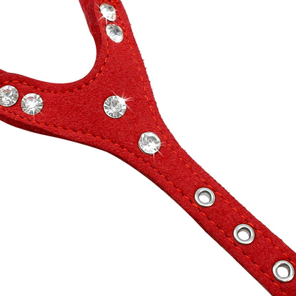 Fashion Luxury Leather Dog's Harness - wnkrs
