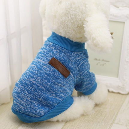 Warm Cotton Melange Color Dog’s Sweater - wnkrs