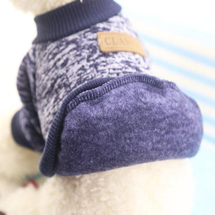 Warm Cotton Melange Color Dog’s Sweater - wnkrs