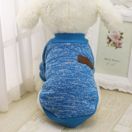 Warm Cotton Melange Color Dog’s Sweater - wnkrs