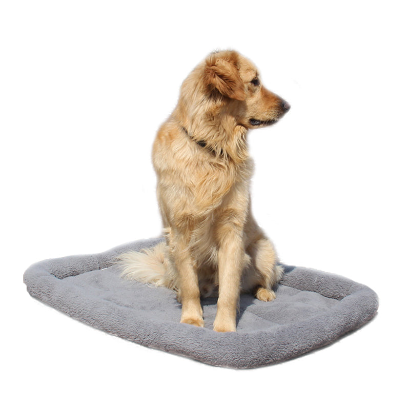 Soft Cotton Gray Color Dog's Mat