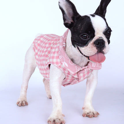Plaid Print Vest for Dogs - wnkrs