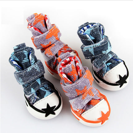 Dog Boots with Star Print - wnkrs