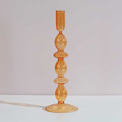 Nordic Multicolored Glass Candle Holder - wnkrs