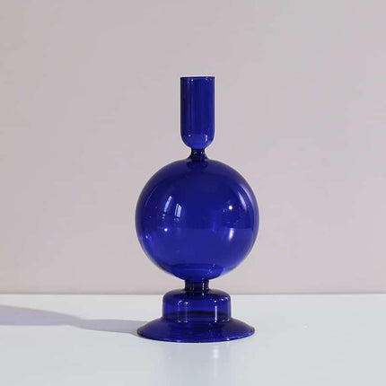 Nordic Multicolored Glass Candle Holder - wnkrs