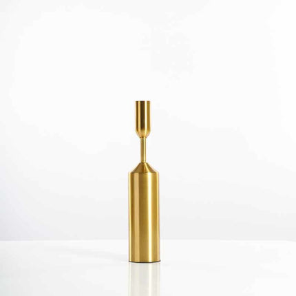 Bottle Shaped Metal Candle Holder - wnkrs