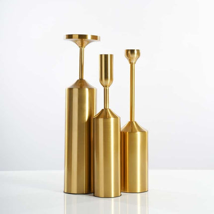 Bottle Shaped Metal Candle Holder - wnkrs