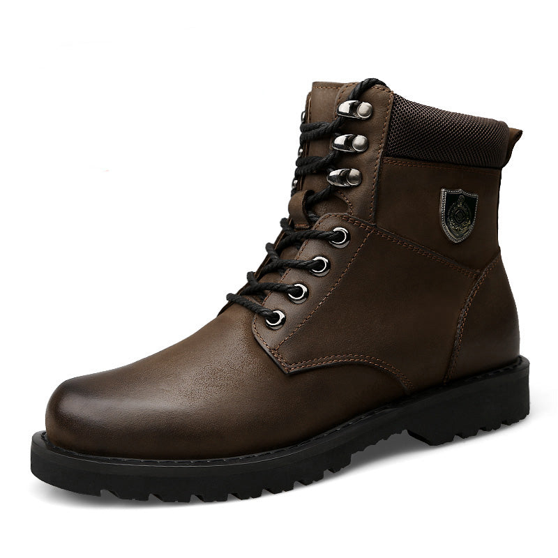 Warm Waterproof Genuine Leather Men's Boots
