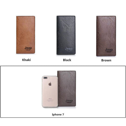Men's Leather Messenger Bag with Phone Case - Wnkrs
