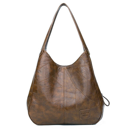 Women's Big Leather Handbag - Wnkrs