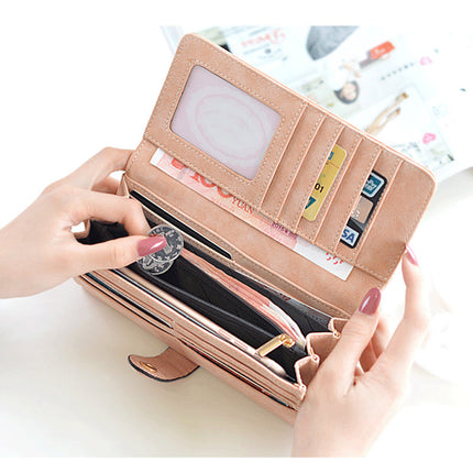 Women's Large Capacity Long Wallet - Wnkrs