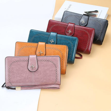 Women's PU Leather Clutch - Wnkrs