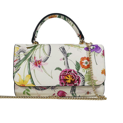 Colorful Printed Chain Mini Handbag - Wnkrs