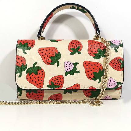 Colorful Printed Chain Mini Handbag - Wnkrs
