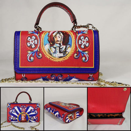 Colorful Printed Chain Mini Handbag - Wnkrs