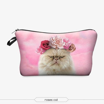 Women's Printed Makeup Bag - Wnkrs