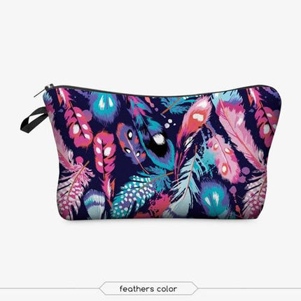 Women's Printed Makeup Bag - Wnkrs